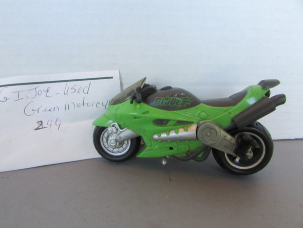 GI JOE GREEN MOTORCYCLE  L9|357654863823