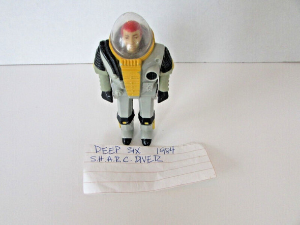 GI JOE ACTION FIGURE DEEP SIX S.H.A.R.C. DIVER 1984   L9|297658455325