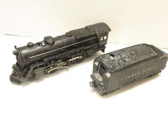 LIONEL POST-WAR - 2035 STEAM LOCO W/2466W TENDER-GOOD - 0/027 - RUNS GREAT- W35|397157166593