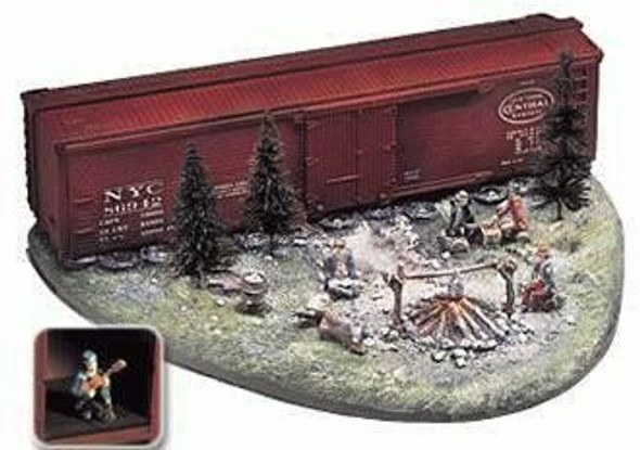 LIONEL 24149 - OPERATING HOBO HOTEL  ACCESSORY- 0/027 -NEW -SH