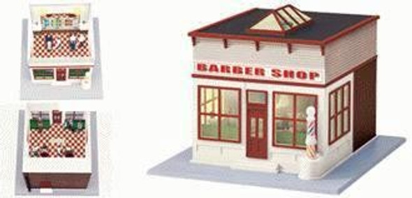 LIONEL 14168- LIONELVILLE HARRY'S BARBER SHOP ACCESSORY- 0/027 -NEW -SH