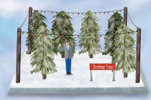 LIONEL - 14261 LIGHTED CHRISTMAS TREE LOT- 0/027- BRAND NEW - S27