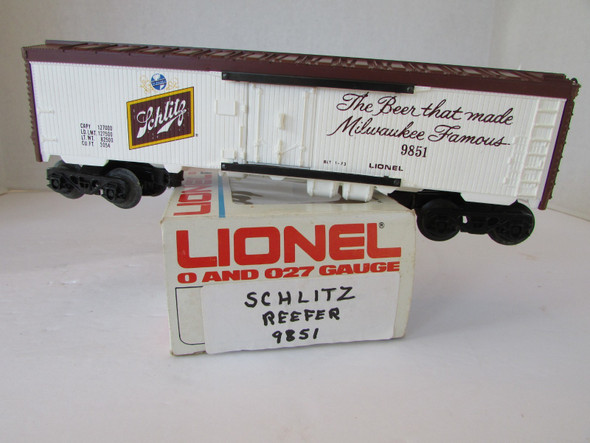 Lionel MPC 9851 Schlitz Beer Reefer Train Car 0 Gauge  1973 H1G