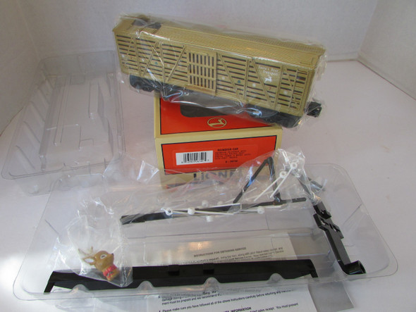 Lionel 6-26740 Operating Reindeer Car New Boxed 2000 Bobbing Reindeer   H1G