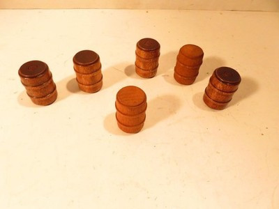 LIONEL - 362-78  SIX WOODEN BARRELS  -   ORIGINAL- EXC. - H11