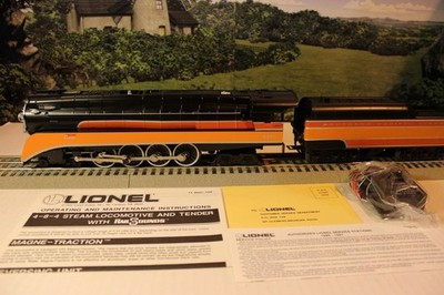 LIONEL 18007 SOUTHERN PACIFIC GS-2 DAYLIGHT STEAM LOCO W/RAILSOUNDS- MINT- H1