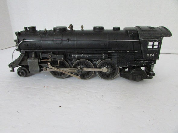 Lionel Pre-War Diecast Steam Locomotive 224 Serviced Works  see pics  SH