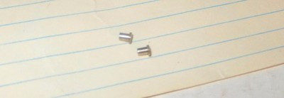 LIONEL PART - 221-18 - TWO RIVETS- NEW- SR32