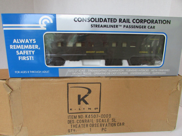 K4507-0009 Conrail Streamliner Mount Laurel NIB with mailer   B14