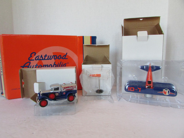 Lionel 424500 Eastwood Automobile Diecast Vehicle Set Lionville Plane Truck B12