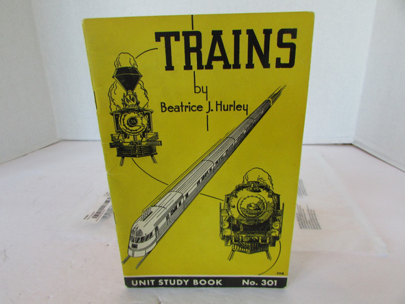 The Story of Trains Booklet Beatrice Hurley 1934 Columbia Univ #301 Study Bk W2
