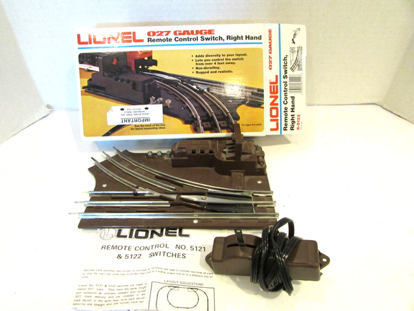 Lionel 6-5122 Remote Control Switch Right Hand 027 Gauge MIB   B18
