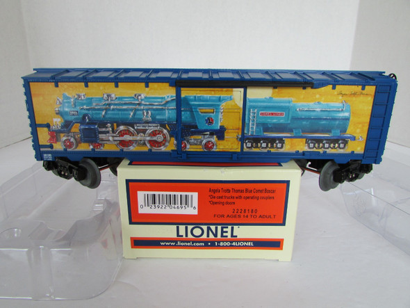 Lionel 2228180 Angela Trotta Thomas Blue Comet Boxcar NIB B24