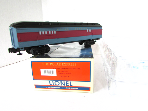 Lionel 25135 Polar Express Baggage Car Add-On  NIB P1