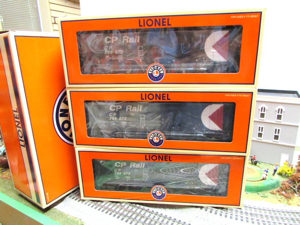Lionel 17465 Canadian Pacific Rail Bathtub Gondola 3 Pk NIB  B2T
