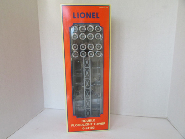 Lionel 24103 Double Floodlight Tower Grey New in Box  SH