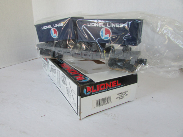 Lionel 6-16323 Lionel Lines Flatcar with Trailers Boxed New  SH