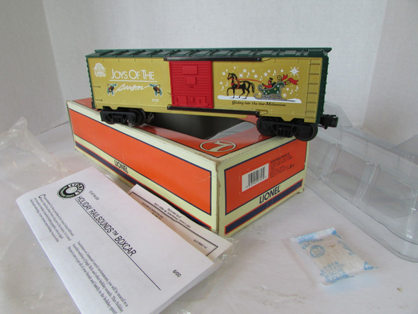 Lionel 26272 2000 Christmas Box Car Holiday Wishes Gold NIB   SH