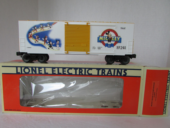 Lionel 19241 Mickey Mouse H-Cube Boxcar 1991  NIB    SH