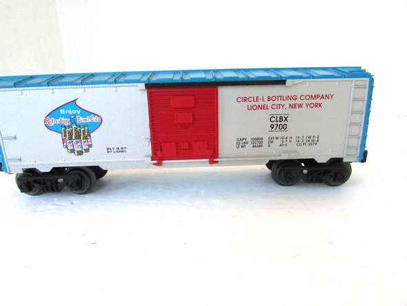Lionel 9700 Circle-L Bottling Company Box Car Used No Box  SH