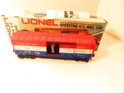 LIONEL MPC - 0/027 SCALE - 9301 U.S. MAIL BOXCAR ORIG. BOX  027 VG  W72