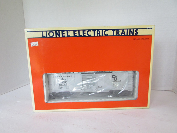 Lionel 16705 C & O Hydraulic Maintenance Boxcar New In Box B13