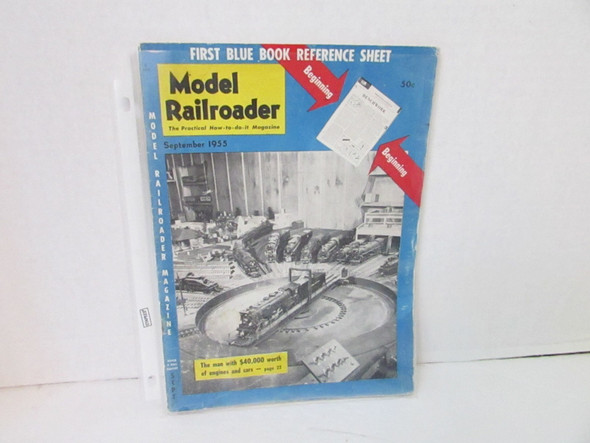 Model Railroader Magazine September 1955 Great Ads & Info   W5