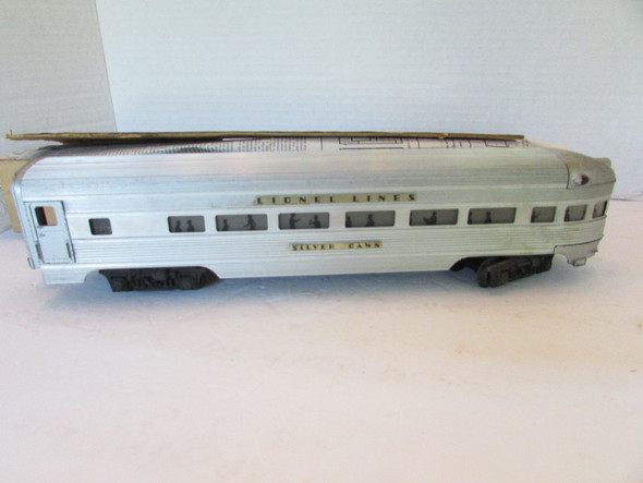 Lionel 2531 Vintage O Lionel Lines Silver Dawn Aluminum Observation Car S18