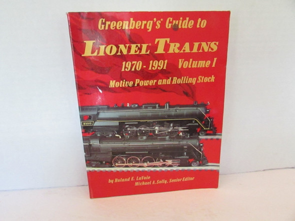 Greenberg's Guide to Lionel Trains Vol.1 1970-1991 Softcover Book  W7a