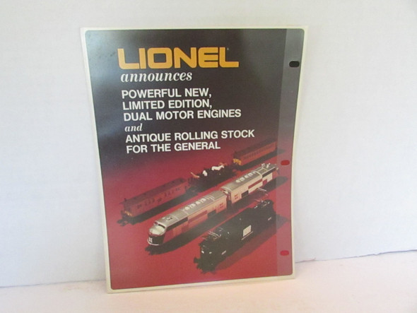 Lionel Announces Dual Motor Engines General Rolling Stock Brochure Fundimen. W7b