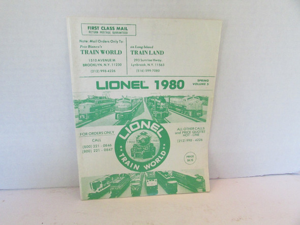 Train World & Train Land NY Lionel Train Catalog 1980 Vol. 5 Spring  VG W7b