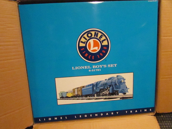 Lionel 31701 Boy's Train Set Blue NIB Master Carton H1