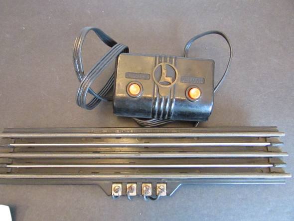 Lionel O Gauge Remote Control Track Section Rewired w/Controller S9