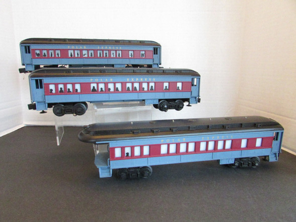 Lionel 31960 Polar Express 3 Passenger Cars 2 Coaches 1 Observation no box    S9