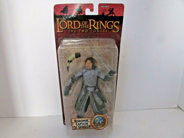 TOY BIZ 81450 LORD OF RINGS TWO TOWERS BOROMIRE CAPTAIN  ACTION FIGURE NEW L11