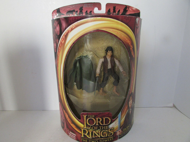 TOY BIZ 81153 LORD OF RINGS TWO TOWERS FRODO ACTION FIGURE NIB  L11-D