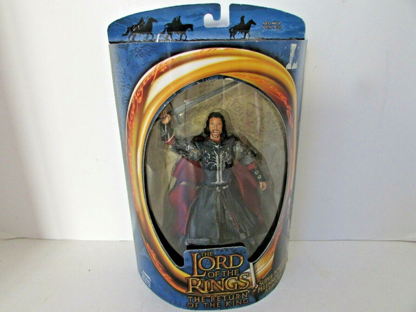 TOY BIZ 81312 LORD OF RINGS RETURN OF THE KING ARAGORN ACTION FIGURE NIB  L11-D