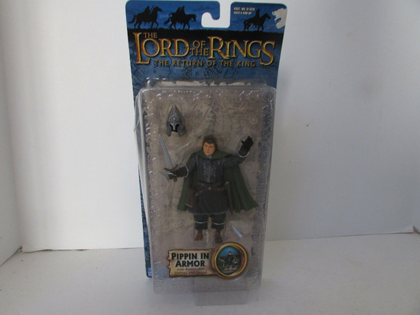 TOY BIZ 81323 LORD OF RINGS RETURN OF KING PIPPIN IN ARMOR NEW  L18-LotD