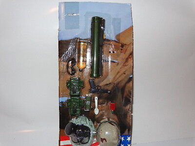 CARD OF G I JOE ACCESSORIES- HELMETS ETC- STILL SEALED- MINT- H66
