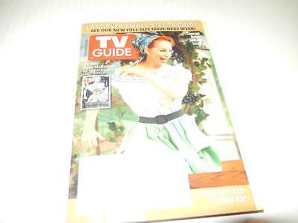 VINTAGE TV GUIDE- OCT 9TH 2005 - LAST SMALL SIZE TV GUIDE - GOOD - W5