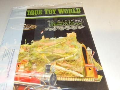 ANTIQUE TOY WORLD MAGAZINE- APRIL  2016- NEW- W4