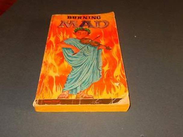 BURNING MAD -1968 -  SOFT COVER BOOK - FAIR- H24