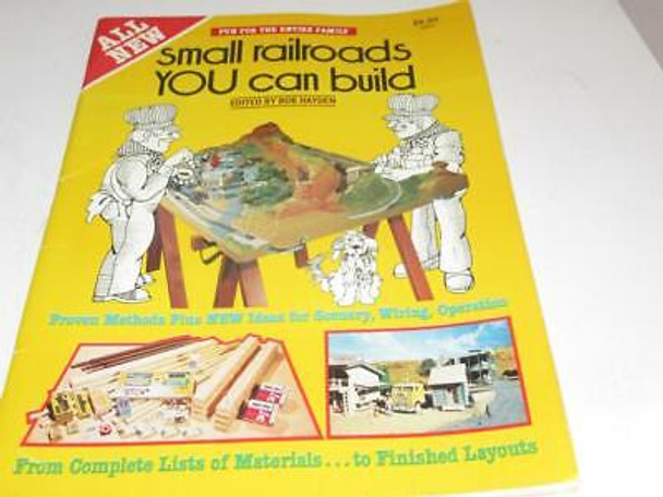 KALMBACH-  HO - SMALL RAILROADS YOU CAN BUILD BOOK- EXC. - M52