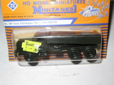 HO TRAINS- VINTAGE ROCO INTL GERM. FAUN TRUCK 101 - NEW- S31LL