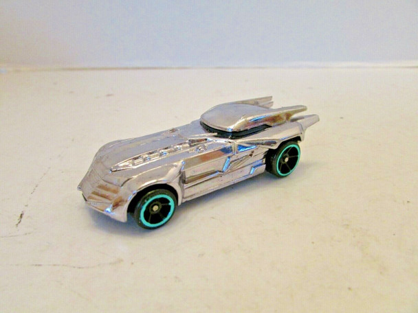 MATTEL 2003 HOT WHEELS BATMOBILE CHROME DIECAST CAR DC COMICS  LotD MATTEL 2003 HOT WHEELS BATMOBILE CHROME DIECAST CAR DC COMICS  LotD