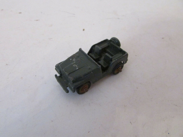 VTG DIECAST MIDGETOY ARMY JEEP #2  1-3/4" LONG   H2