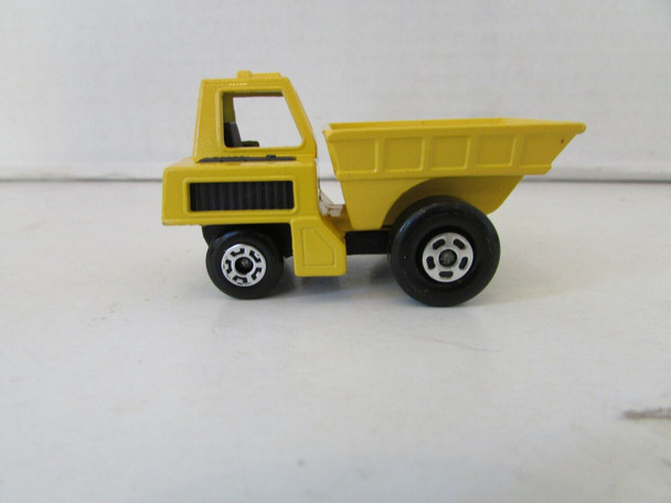 VTG 1976 DIECAST MATCHBOX SUPERFAST #26 SITE DUMPER LESNEY ENG 2.5"L YELLOW H2