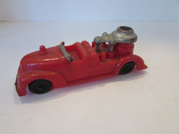 VTG HUBLEY KIDDIETOY FIRE TRUCK PLASTIC AS IS 5.75"L MADE IN USA   H2 VTG HUBLEY KIDDIETOY FIRE TRUCK PLASTIC AS IS 5.75"L MADE IN USA   H2
