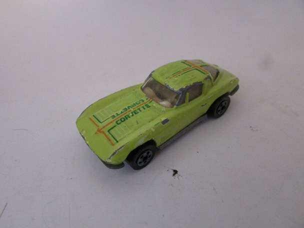 MATTEL HOT WHEELS DIECAST CAR MALAYSIA 1979 CORVETTE LIME YELLOW  H2