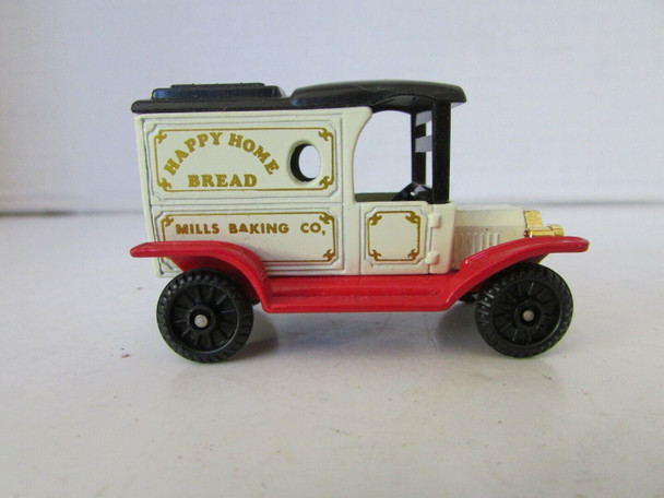 VTG  DIECAST TOMICA 1977 TOMY TYPE T FORD NO.F11 HAPPY HOME BREAD JAPAN 2.25" H2